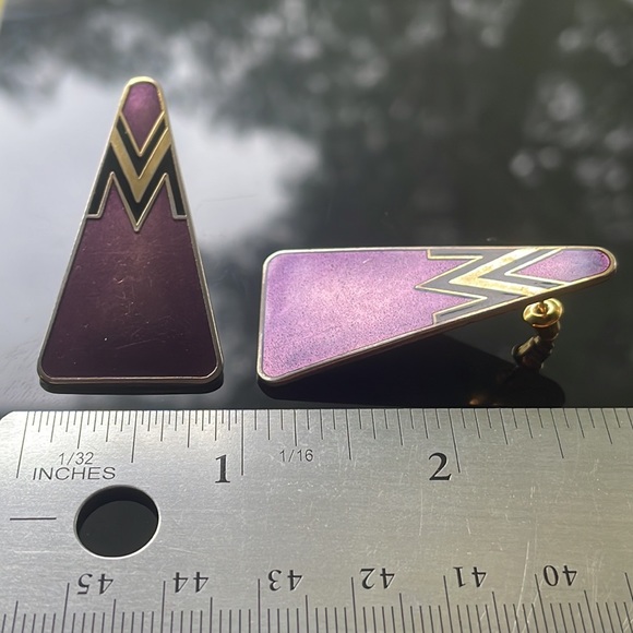 Purple Earring Pair - Picture 7 of 7